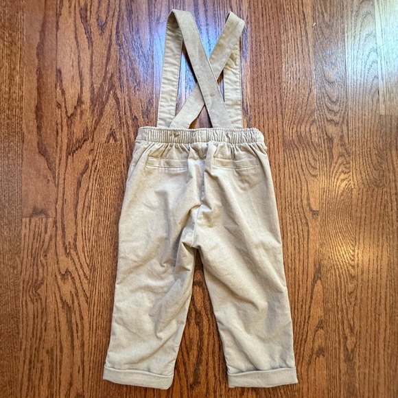 Janie and Jack Corduroy Suspender Pants 12-18 Months - Picture 2 of 6